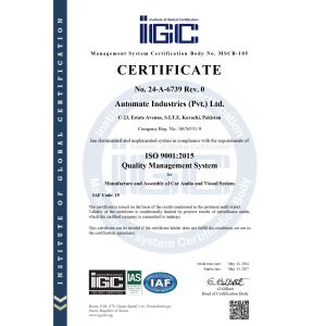 ISO 9001 Quality Management System